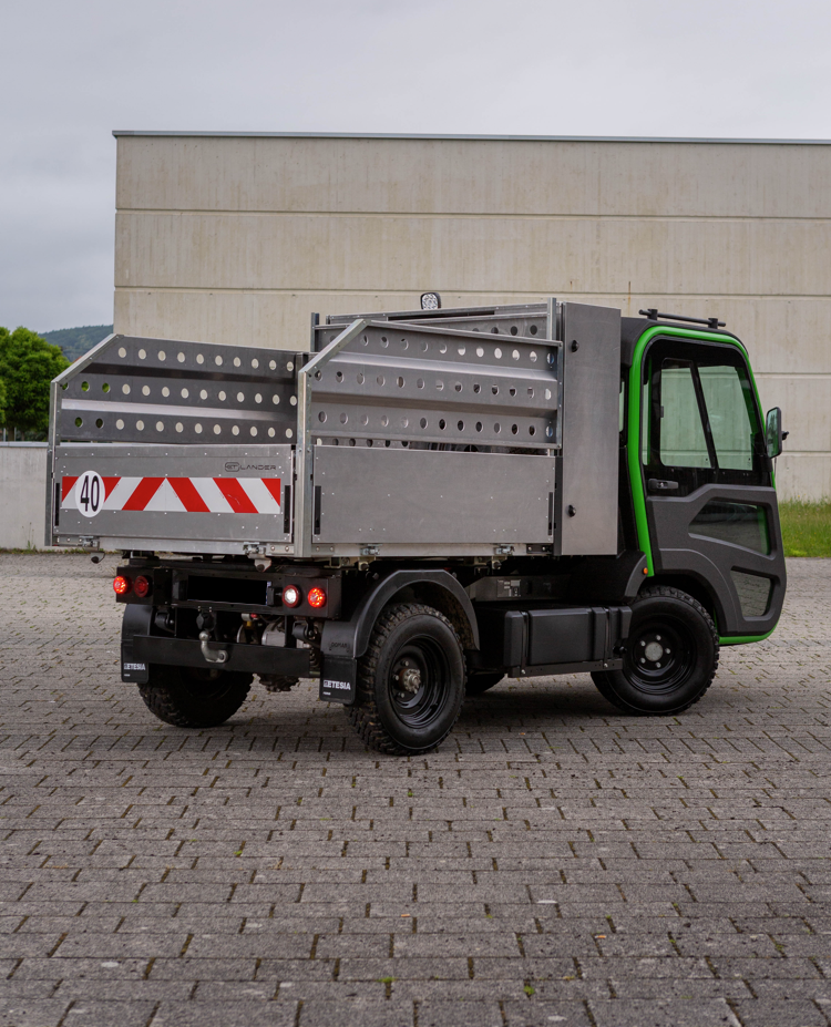 Mini utilitaire benne basculante | Petit fourgon électrique