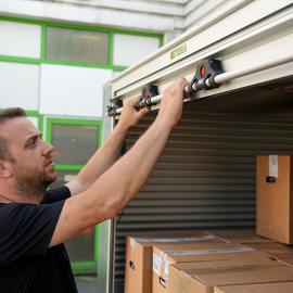 et lander benne coffre volets ergonomiques