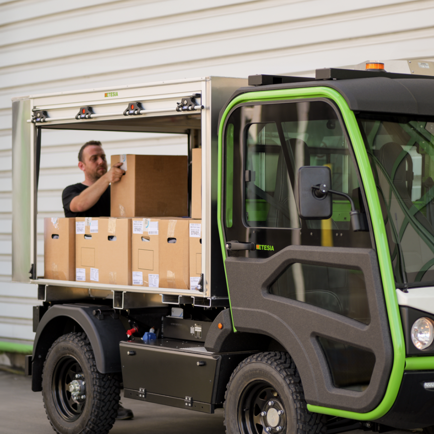 chargement benne coffre