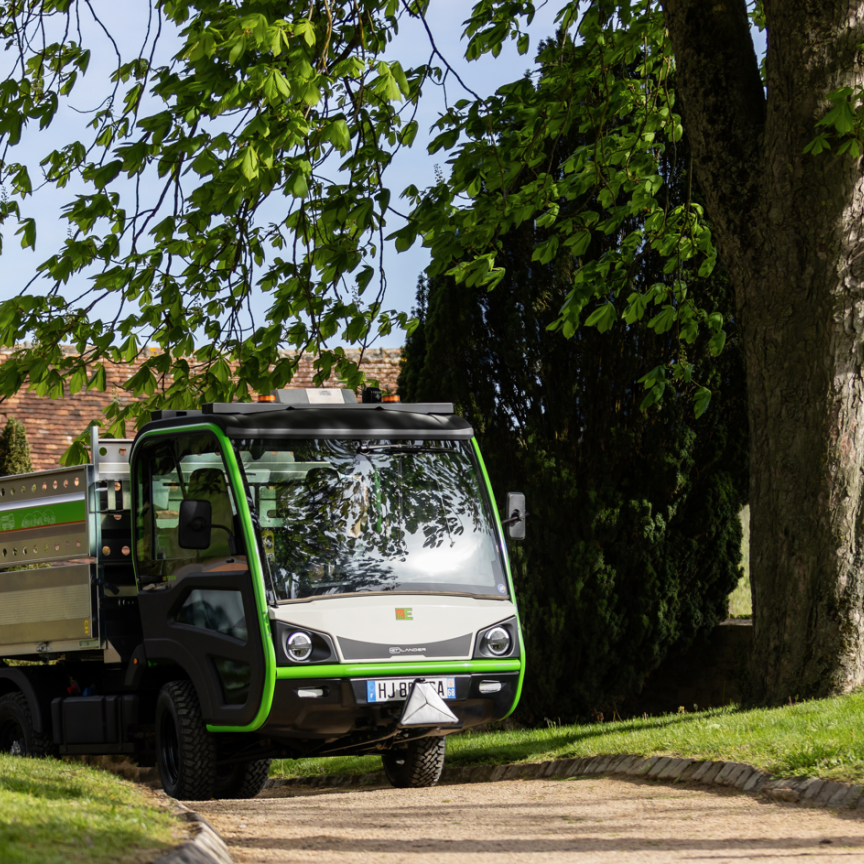 utilitaire électrique espaces verts